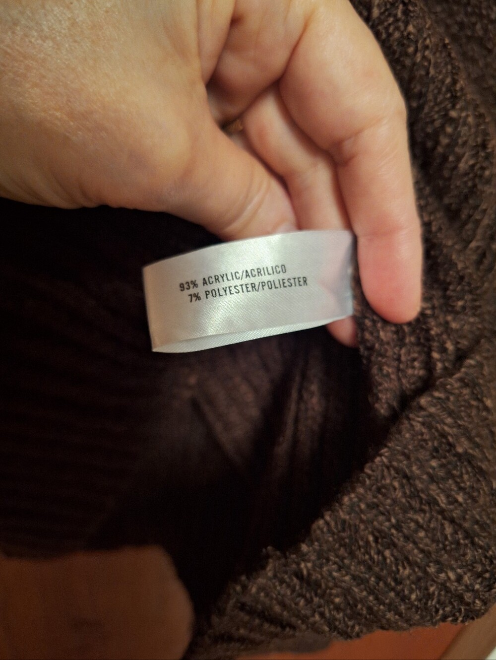 Carolyn Taylor Full Zip Brown Cardigan sweater ladies XL Preppy Academia Comfy - Picture 4 of 5